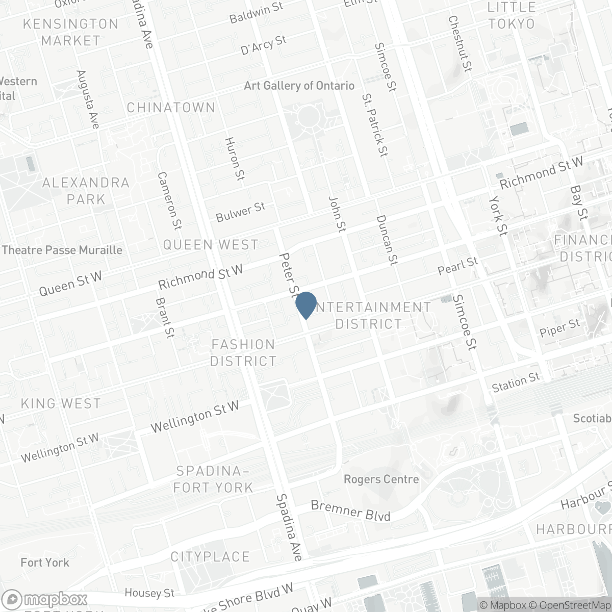 1411 - 87 PETER STREET, Toronto, Ontario M5V 0P1